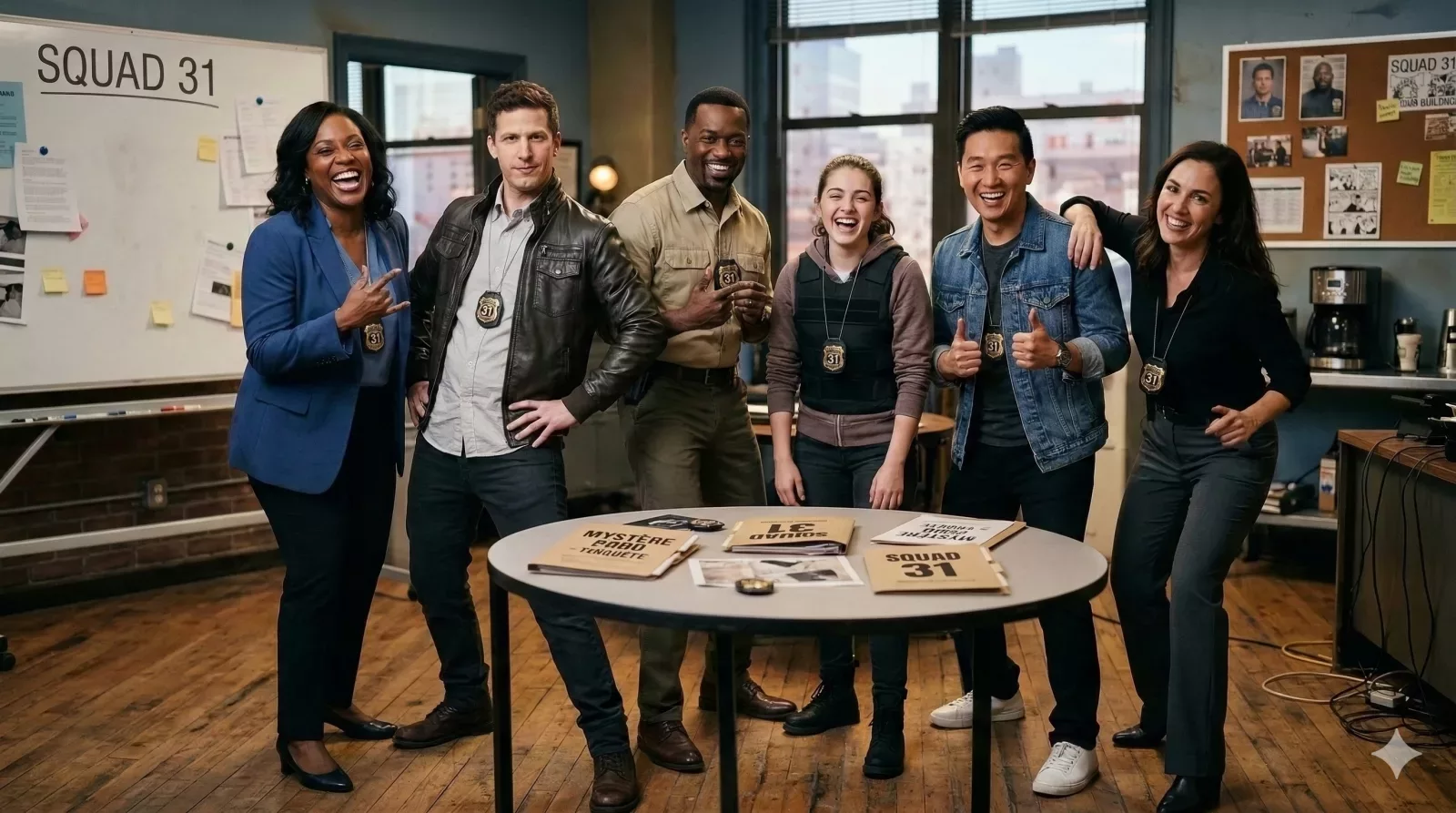 Zone image à remplacer - équipe Brooklyn 99