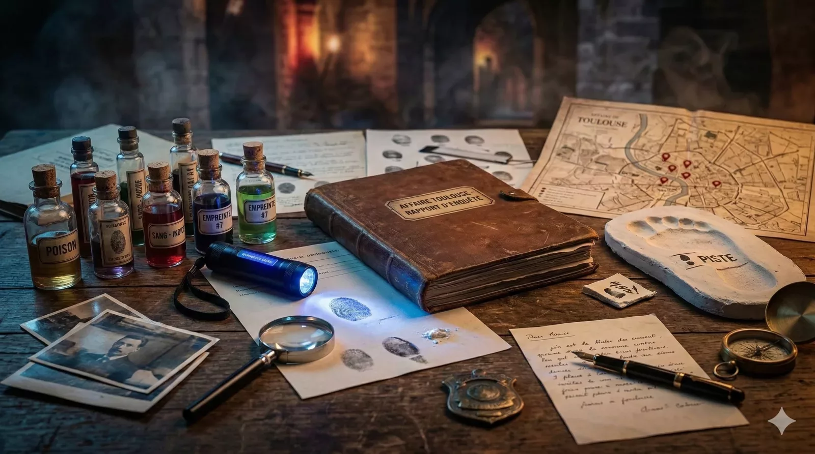 Zone image à remplacer - accessoires d'énigmes